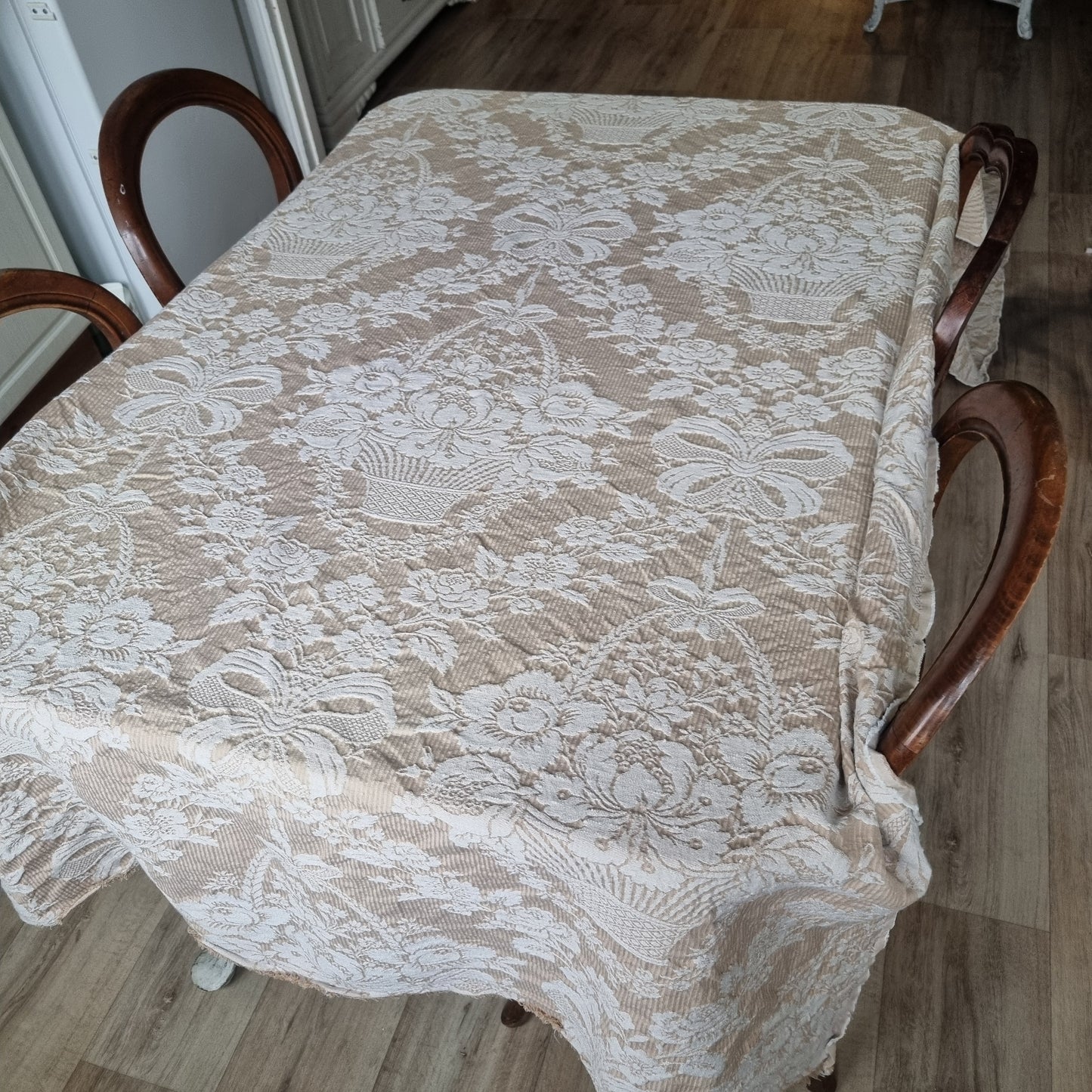 🤍Antiker Jugendstil Viktorianischer Stoff 120x350cm für Polsterarbeiten oder ähnliches