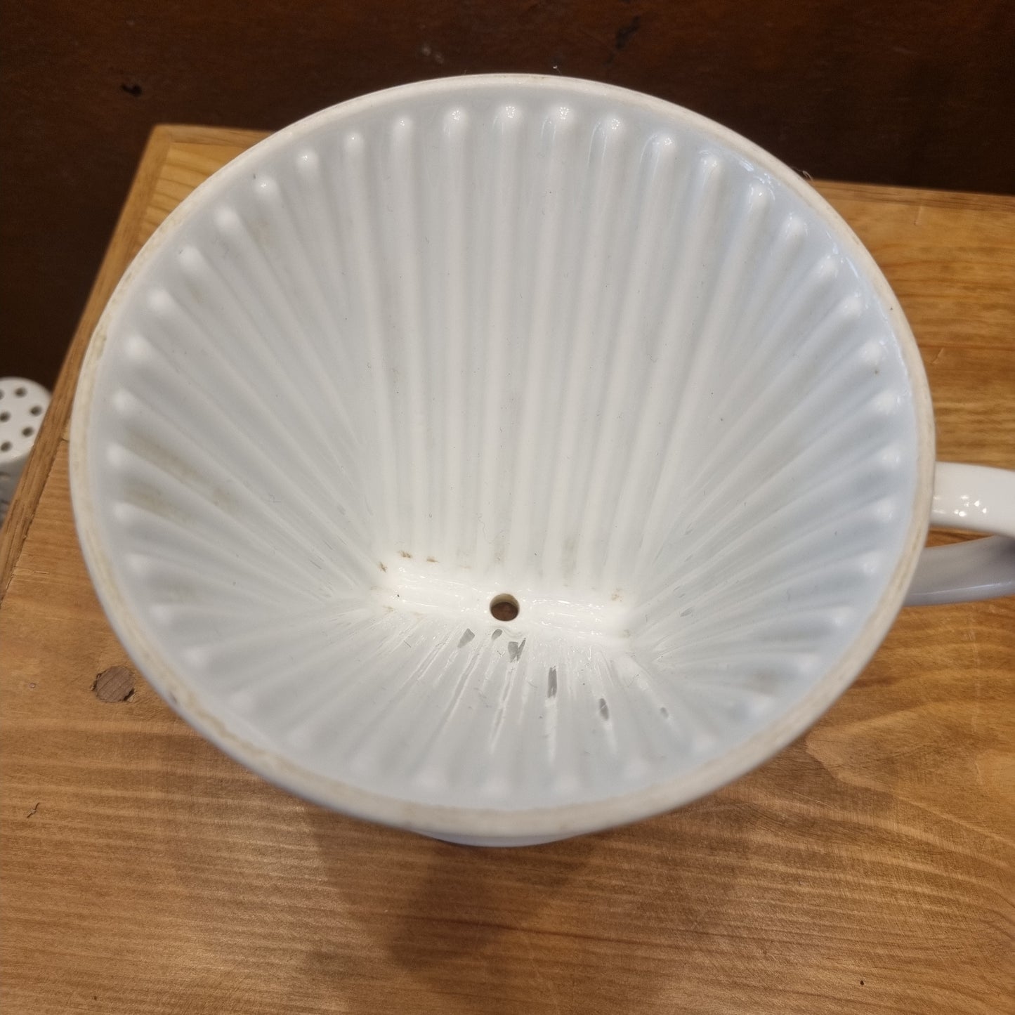 Vintage Kaffeefilter weiß  Melitta 102 Porzellan