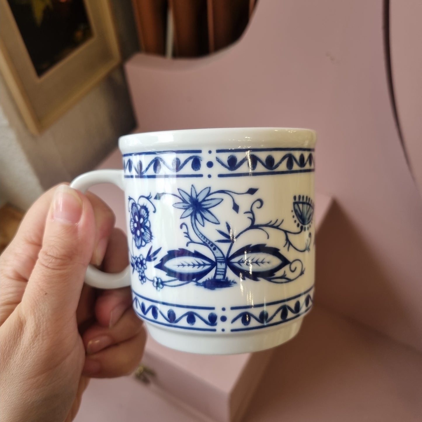 Alte Porzellan Tasse Kahla GDR Germany Kaffee Tee