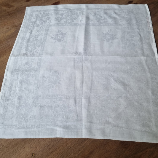 🤍Antike Handgemachte Baumwolle Serviette 46x49cm Vintage Landhaus French Mitteldecke