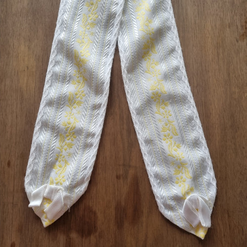 1x Antiker handgemachter Gardienenhalter, Raffhalter Band 8x160cm 🤍