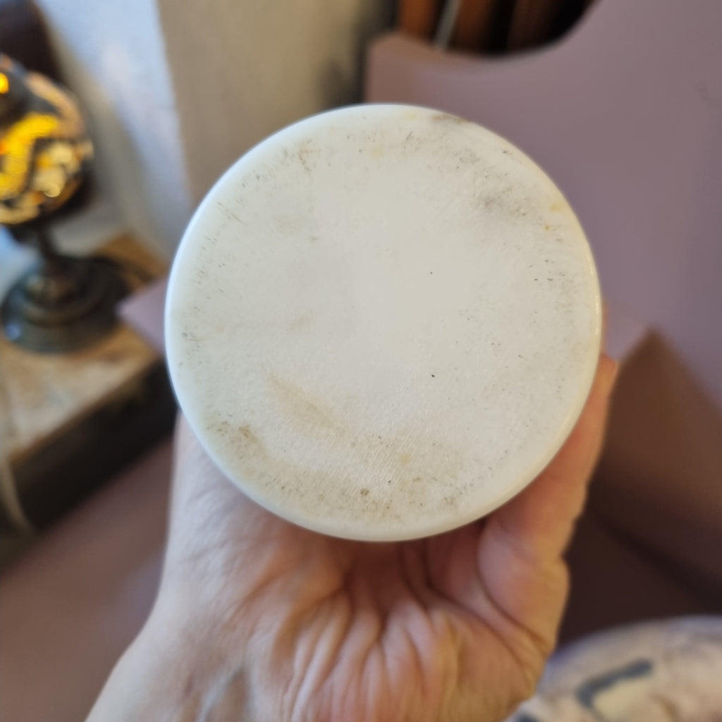 Vintage Marmor Vase Steingut