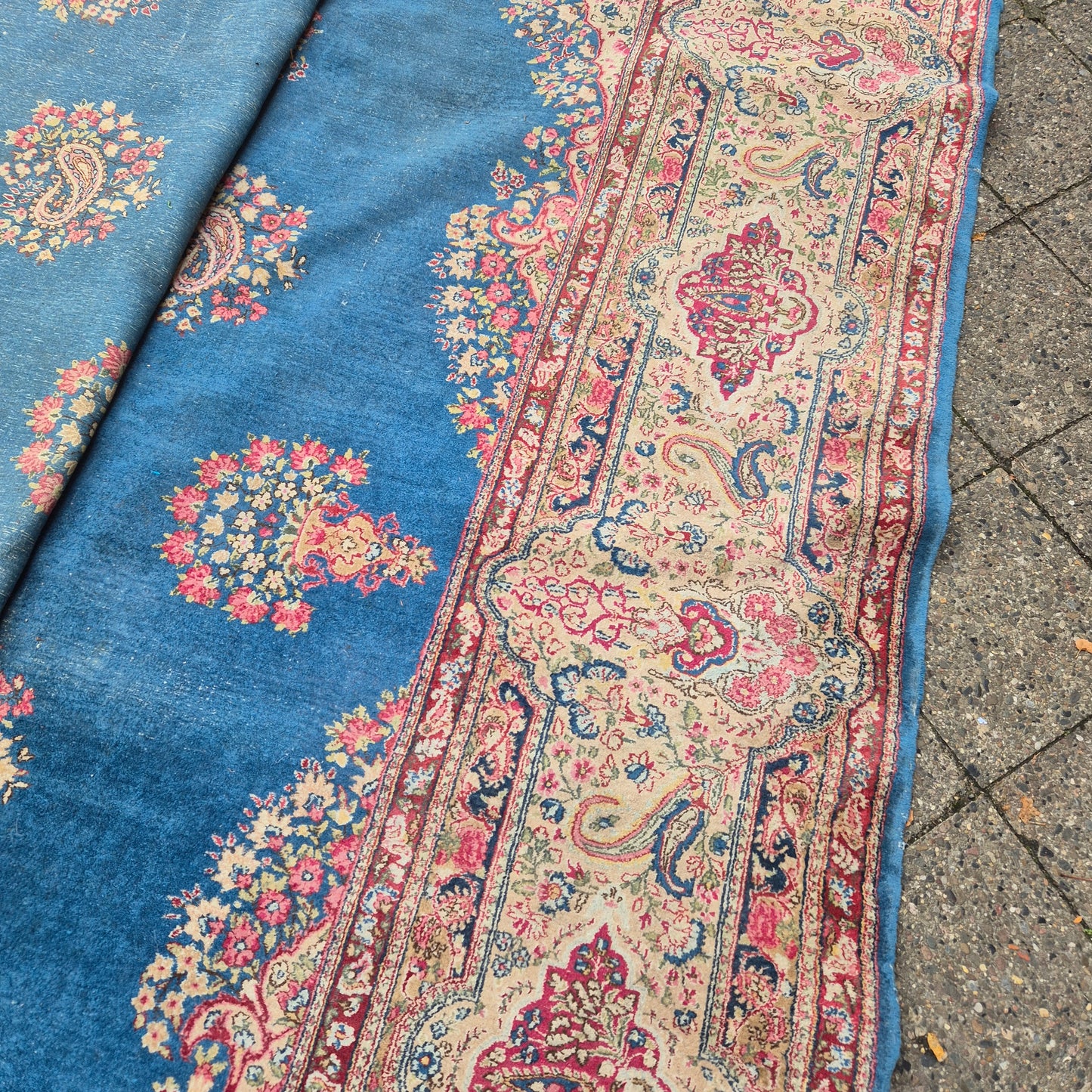Großer Antiker Perser Teppich Villa 550x400cm
