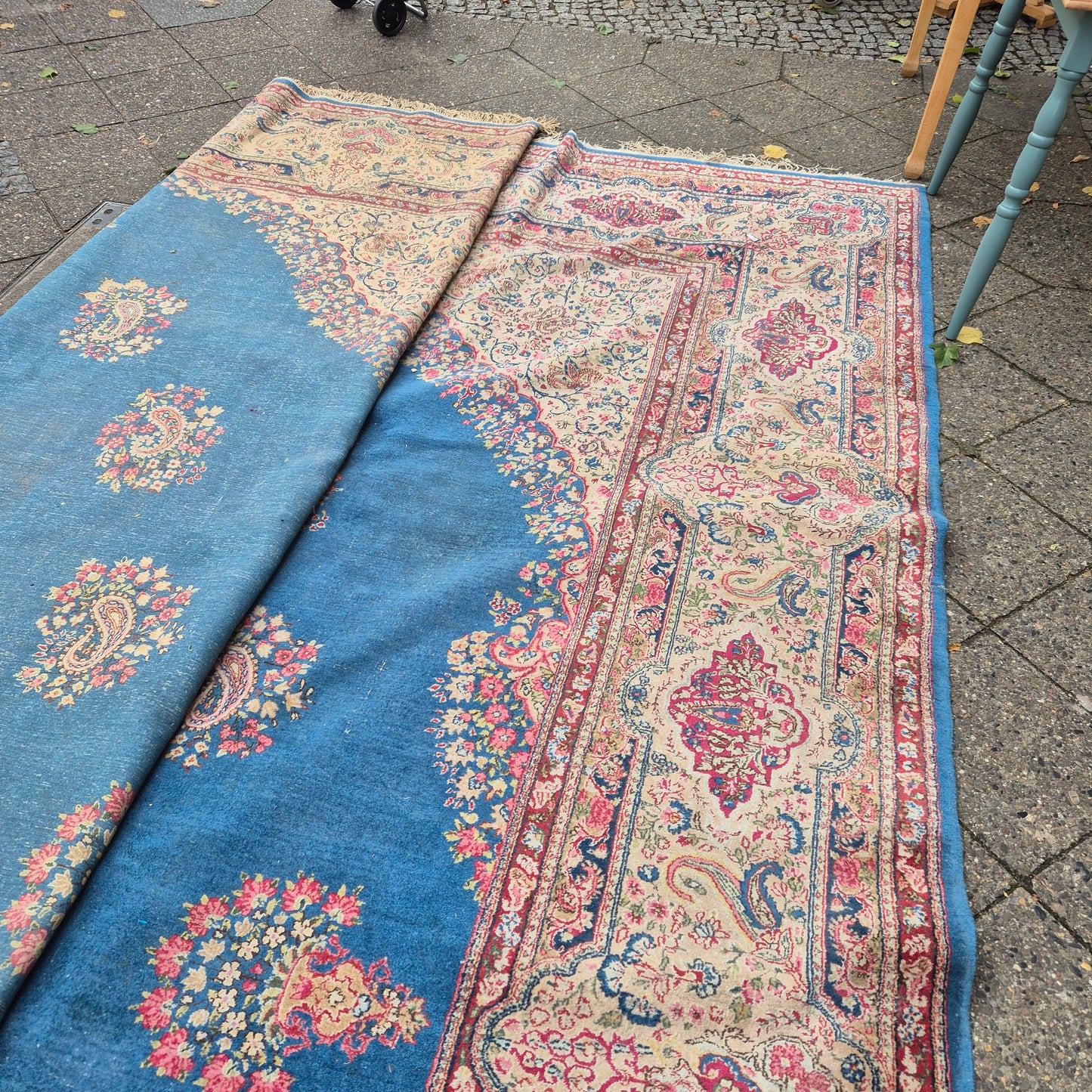 Großer Antiker Perser Teppich Villa 550x400cm