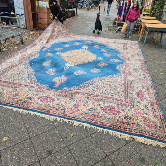 Großer Antiker Perser Teppich Villa 550x400cm