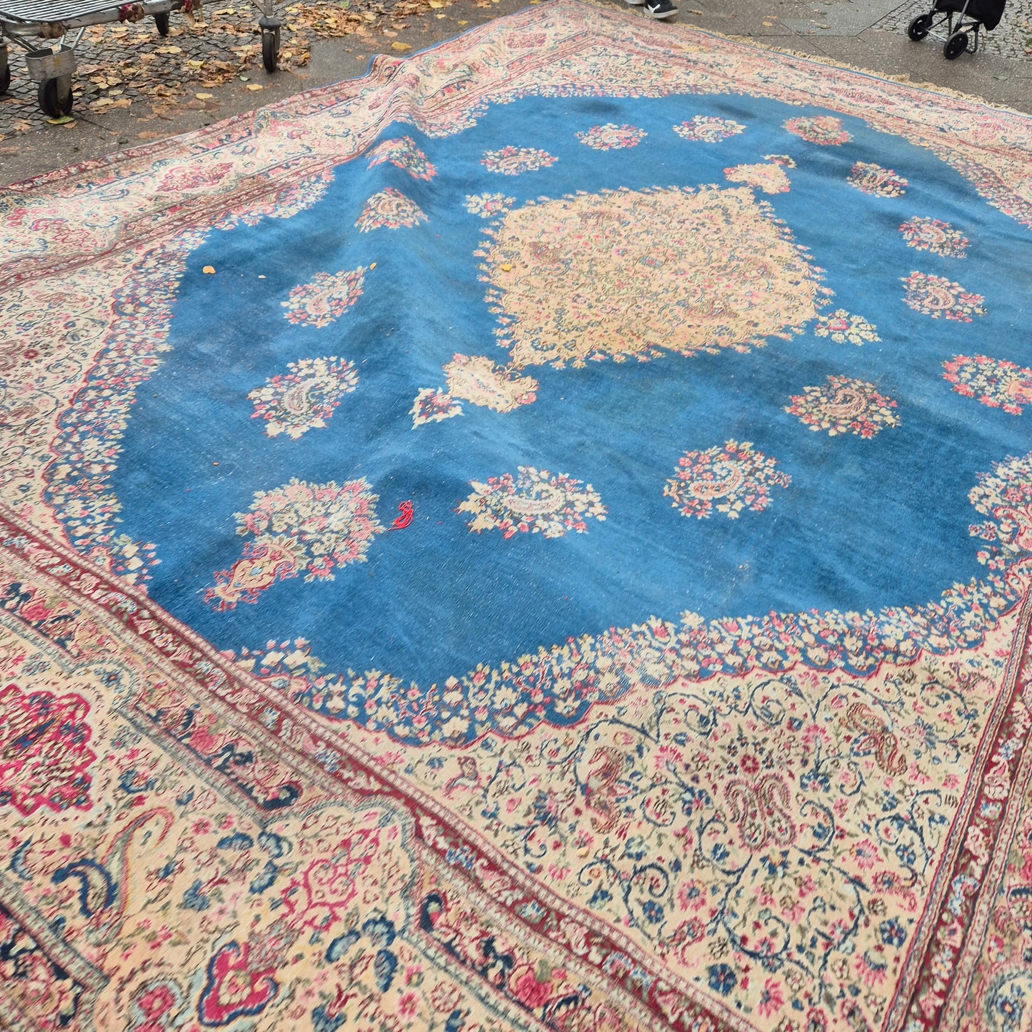 Großer Antiker Perser Teppich Villa 550x400cm