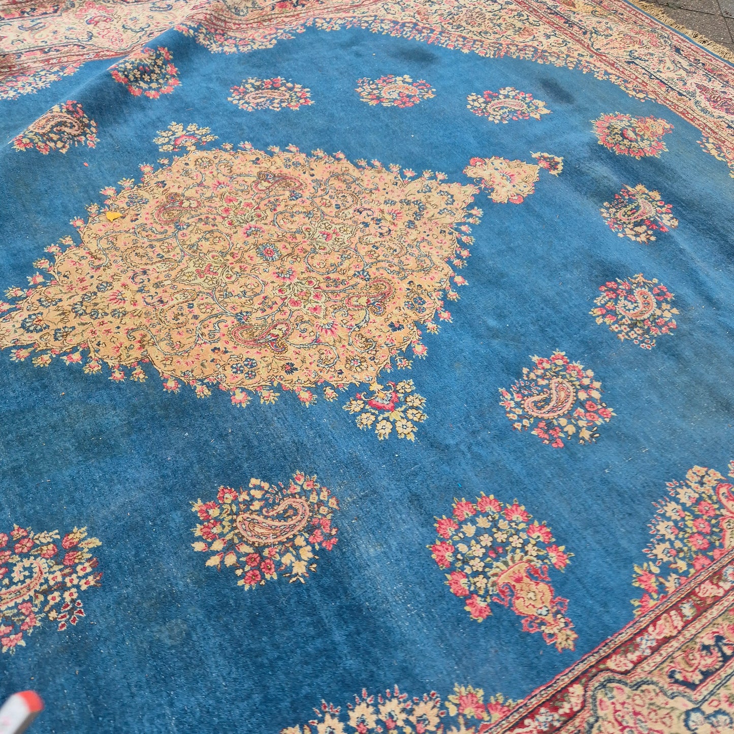 Großer Antiker Perser Teppich Villa 550x400cm