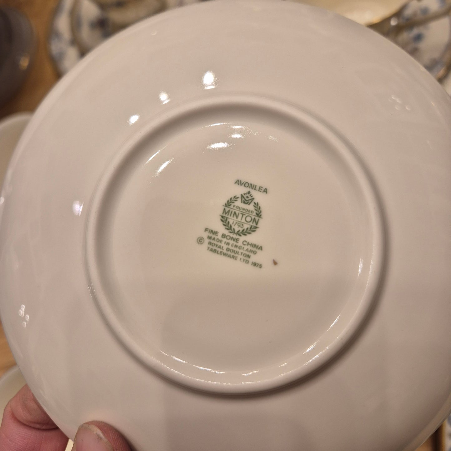 Porzellan Avonlea Minton Fine Bone China England 6x Personen Vintage Servies Kaffe Tee Gedeck