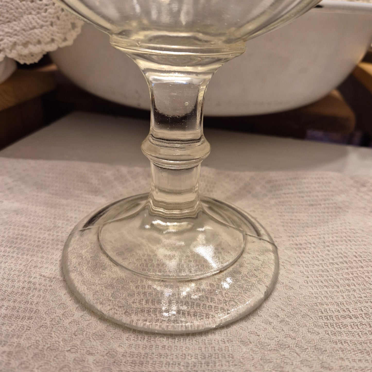 Altes 40er Jahre Glas groß oder auch Bonbonschale Vintage