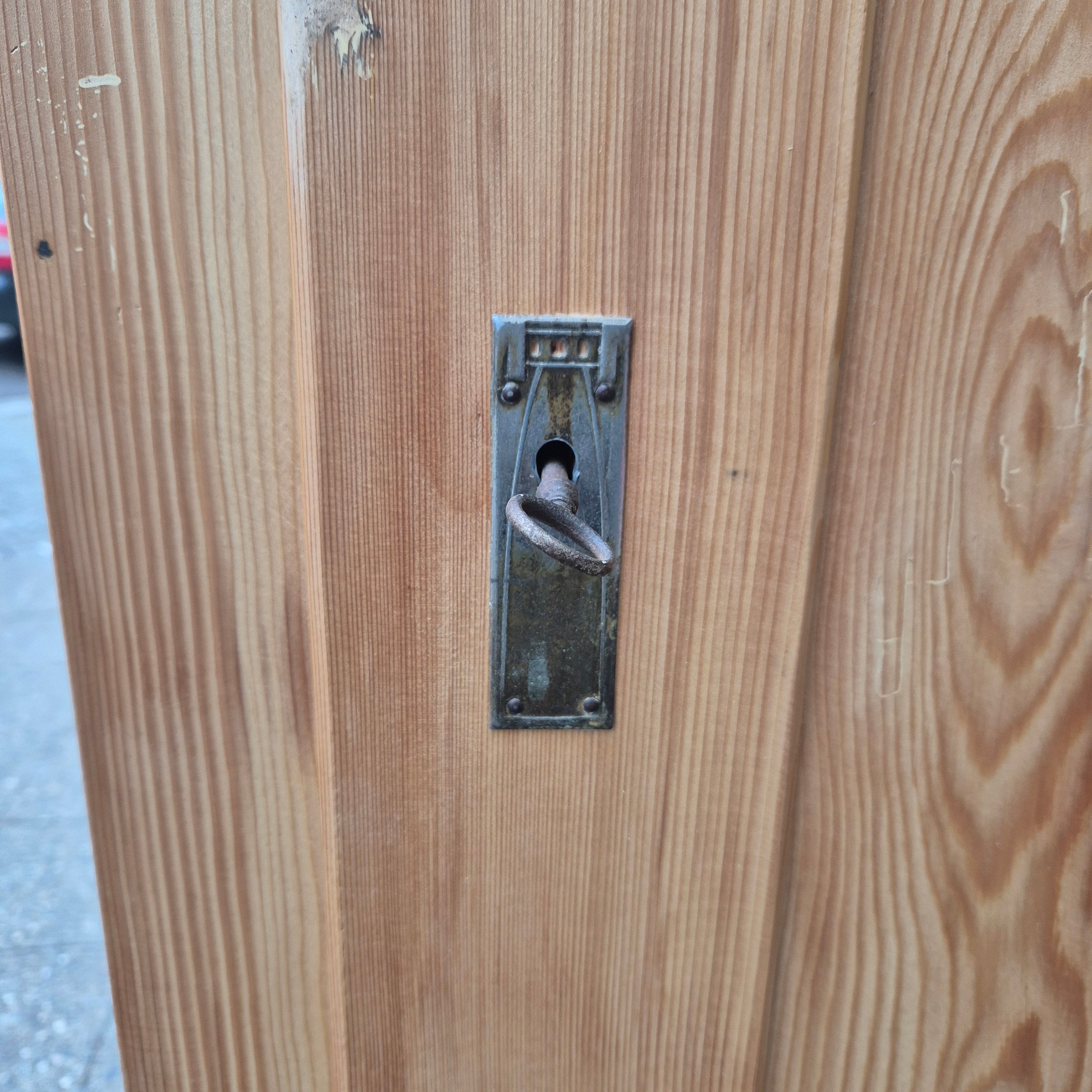 125 Jahre alter Jugendstil Kleiderschrank - aufgearbeitet - eintürig