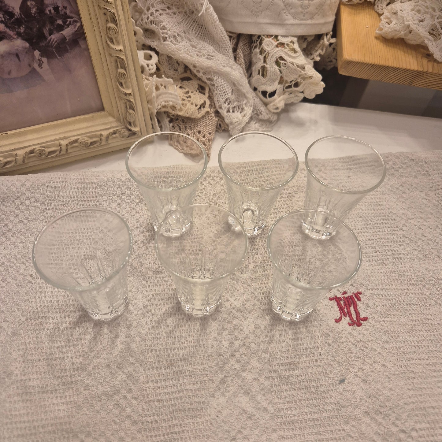 6x Vintage Schnapsgläser Made in France