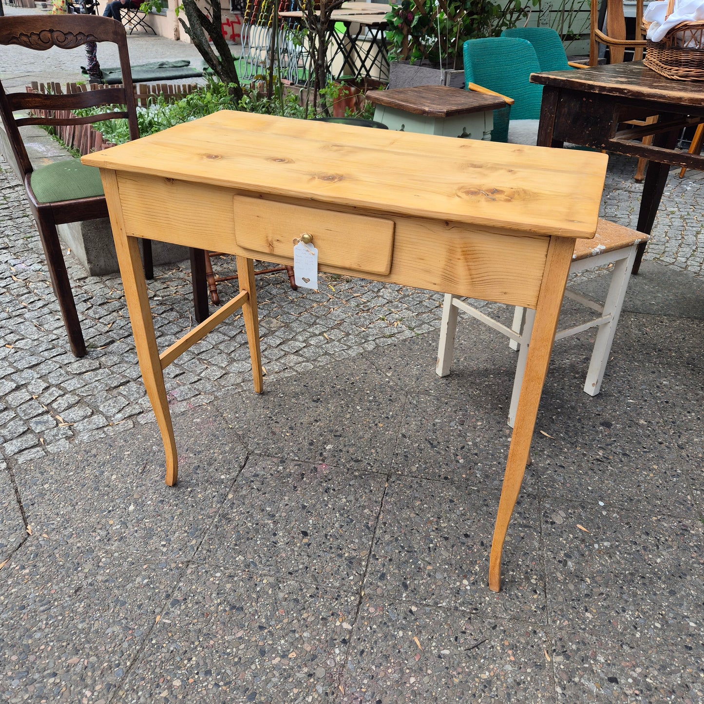 Antiker abgeschliffener Biedermeier Tisch von 1845 - UNIKAT! Schreibtisch