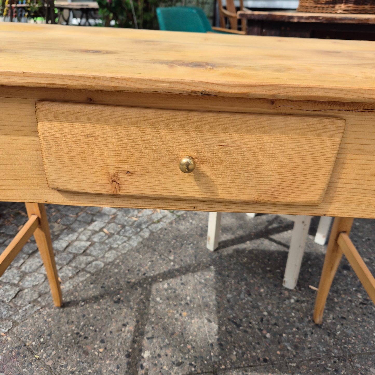 Antiker abgeschliffener Biedermeier Tisch von 1845 - UNIKAT! Schreibtisch