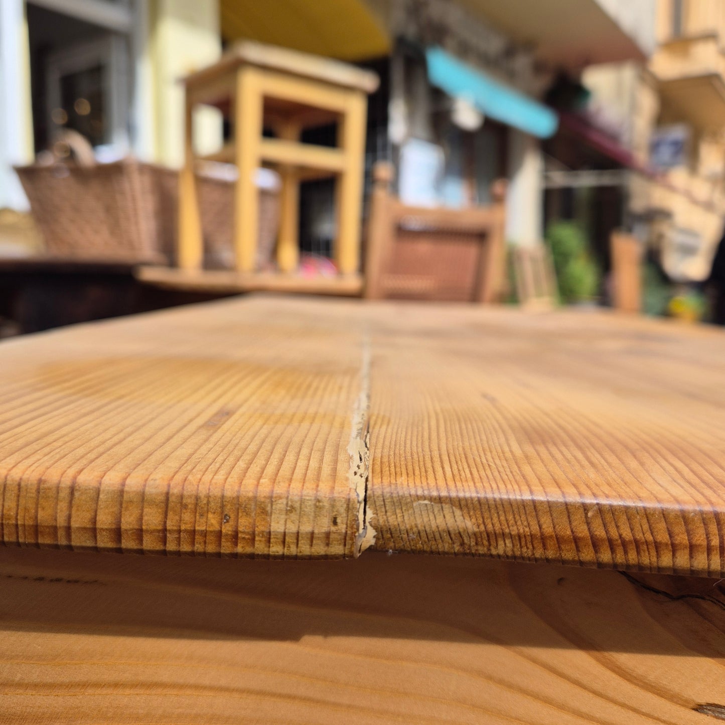 Antiker abgeschliffener Biedermeier Tisch von 1845 - UNIKAT! Schreibtisch