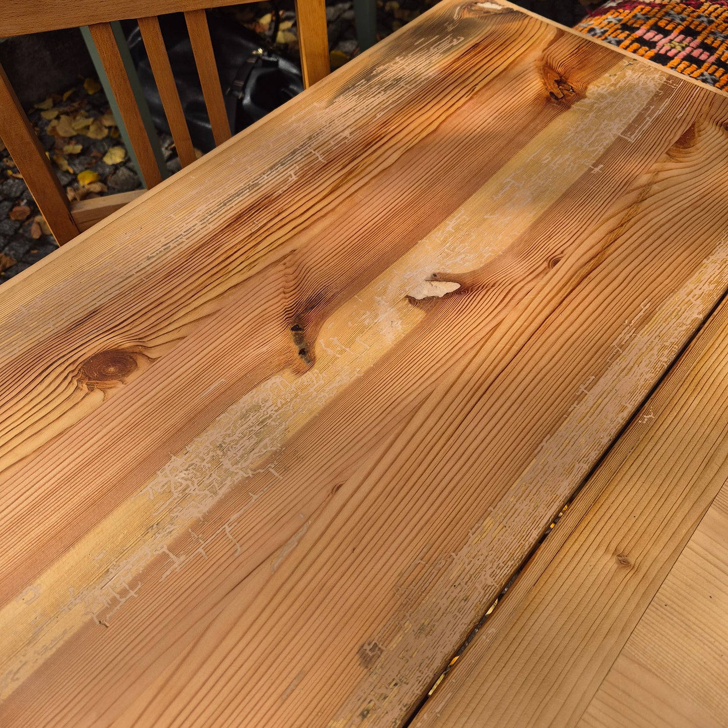 Antiker ausziehbarer Jugendstil Tisch abgeschlieffen mit Schublade Kiefernholz