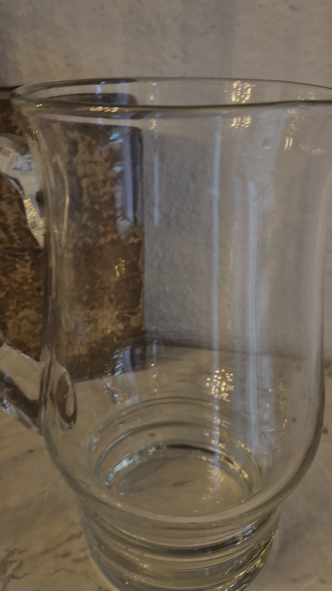 Vintage Glaskrug für Wasser oder Saft