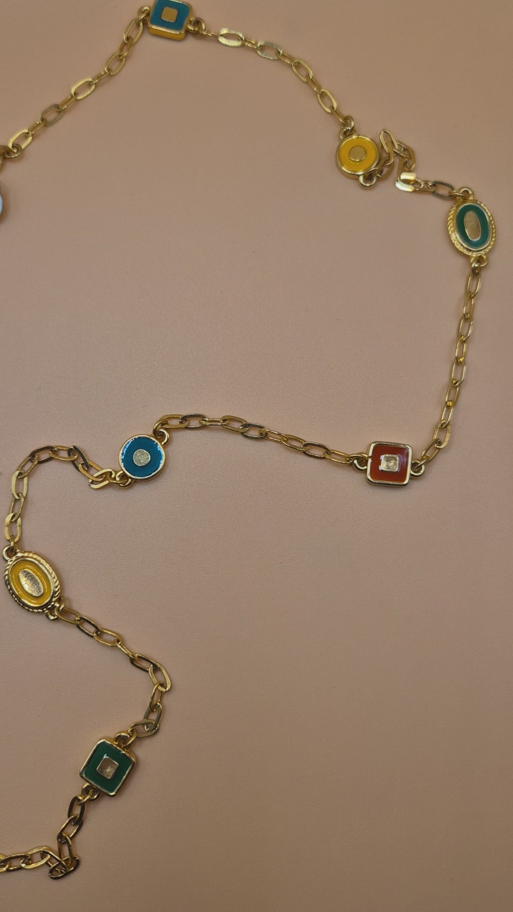 90er Jahre Taillengürtel oder Halskette Chain