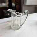 Vintage Milchkännchen Milchkanne Krug Kanne klein Glas Art Deco Stil