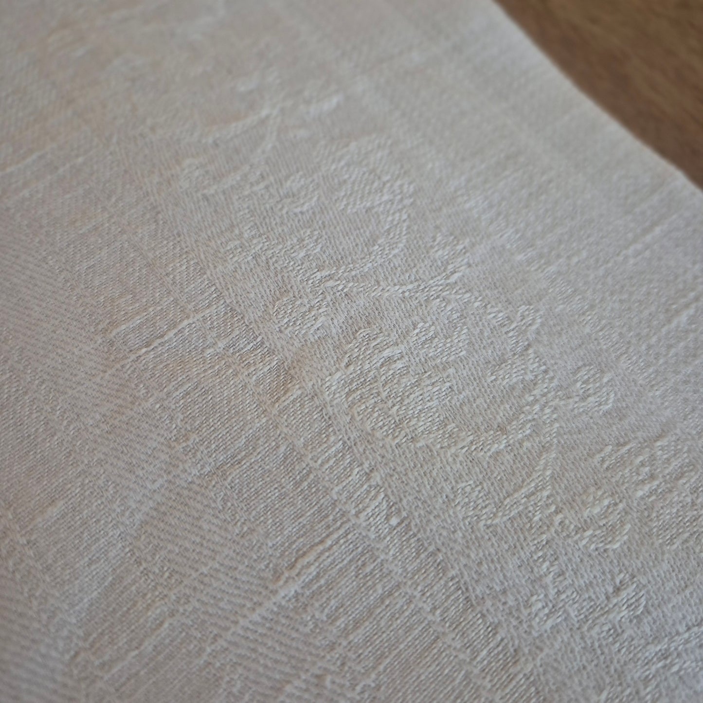 Antikes Leinen Geschirr-& Küchentuch Monogramm E.K. 46x88cm weiß