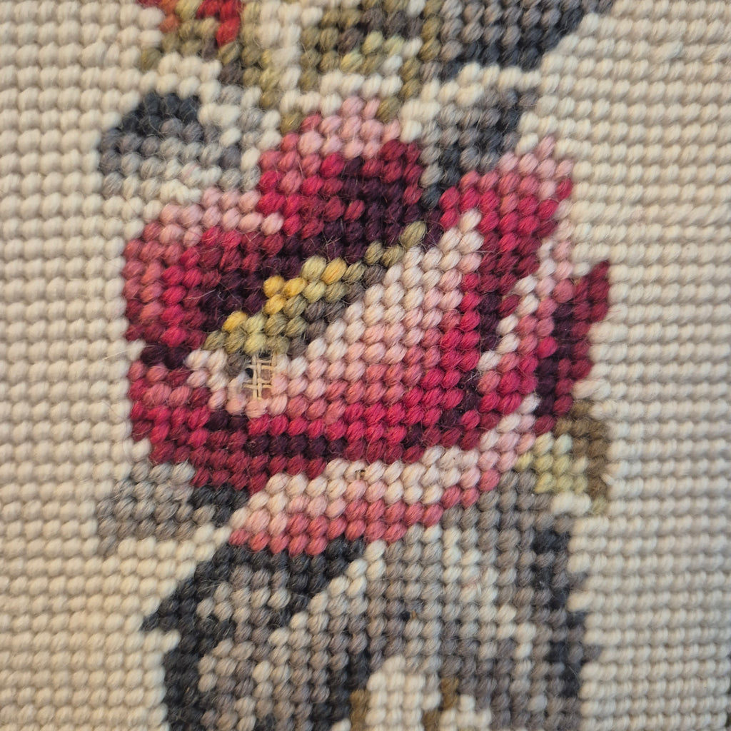 Wandbehang im Gobelin Stil echte Handarbeit Tapisserie Bildwirkerei Vintage 60er Jahre