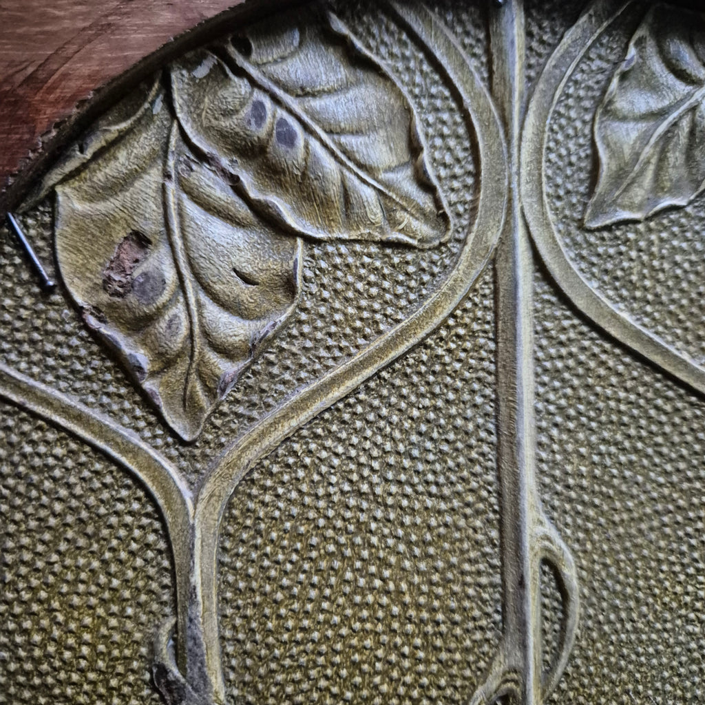 Antiker Tischspiegel Jugendstil Kosmetikspiegel mit Schublade Originalzustand Holz