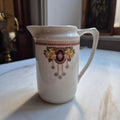Antikes Milchkännchen Jugendstil handbemalt Blumendekor