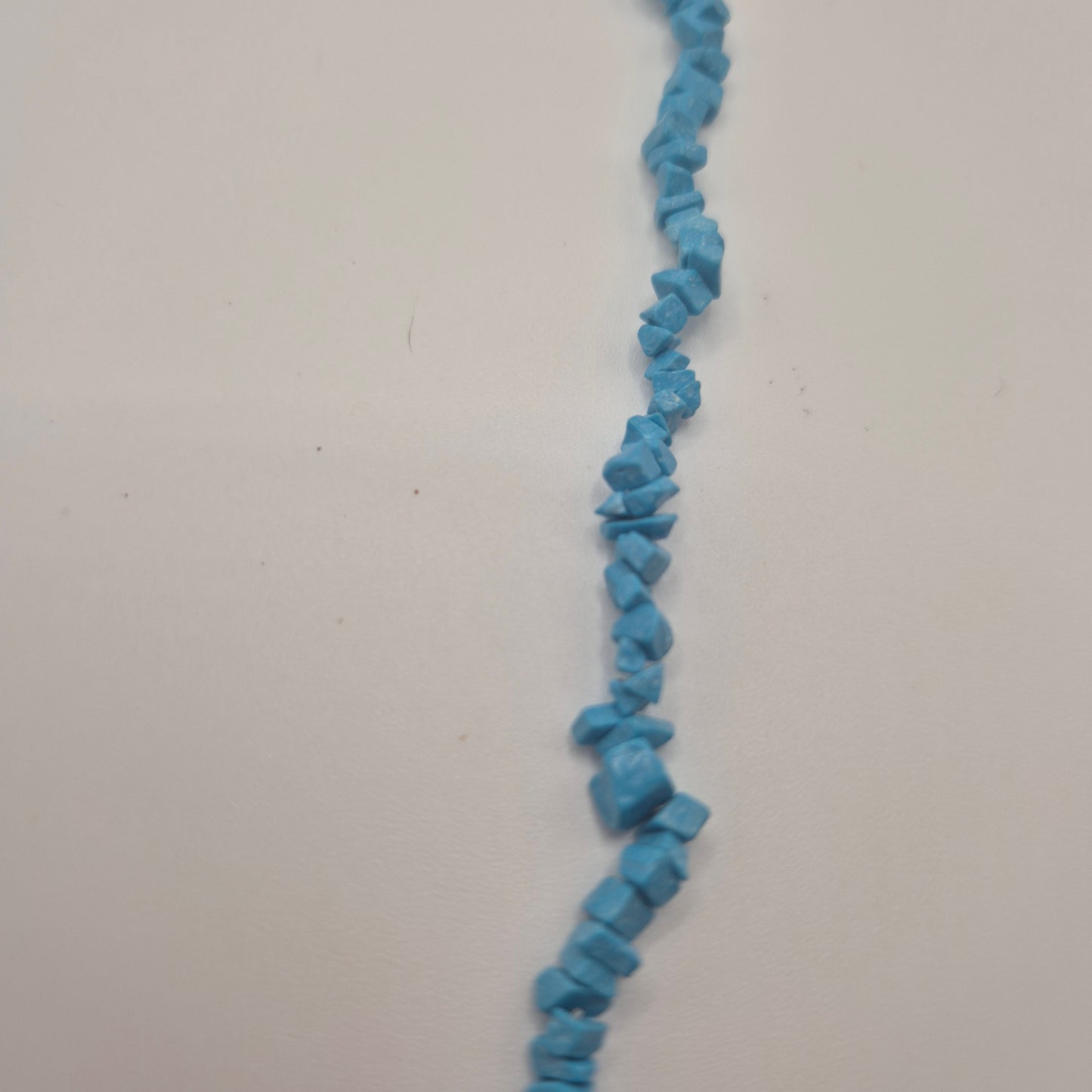 Charmante Vintage-Splitterkette – Türkis-Look für natürliches Flair