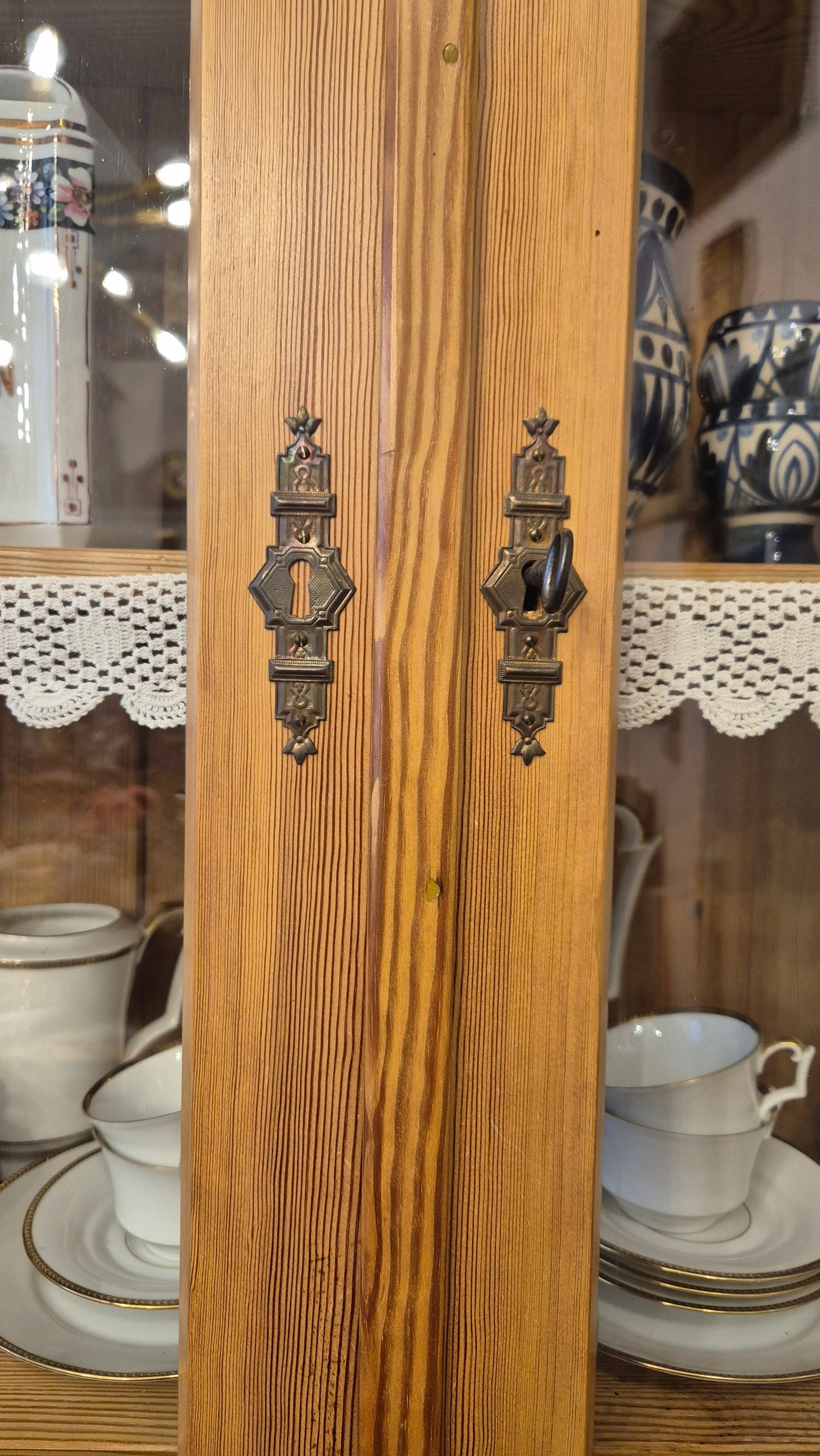 Antikes Jugendstil Landhaus Küchenbuffet Alt Vollholz Kiefernholz