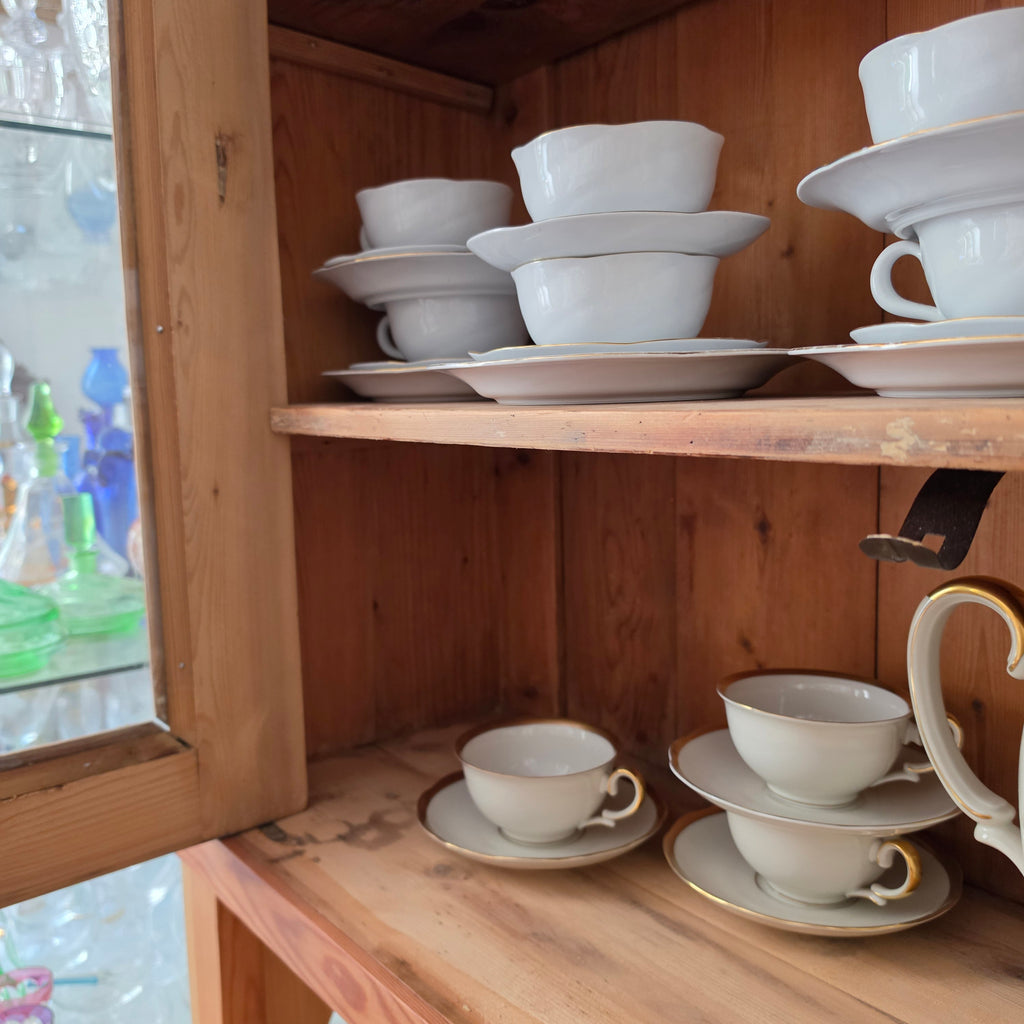 Antikes Jugendstil Landhaus Küchenbuffet Alt Vollholz Kiefernholz aufgearbeitet