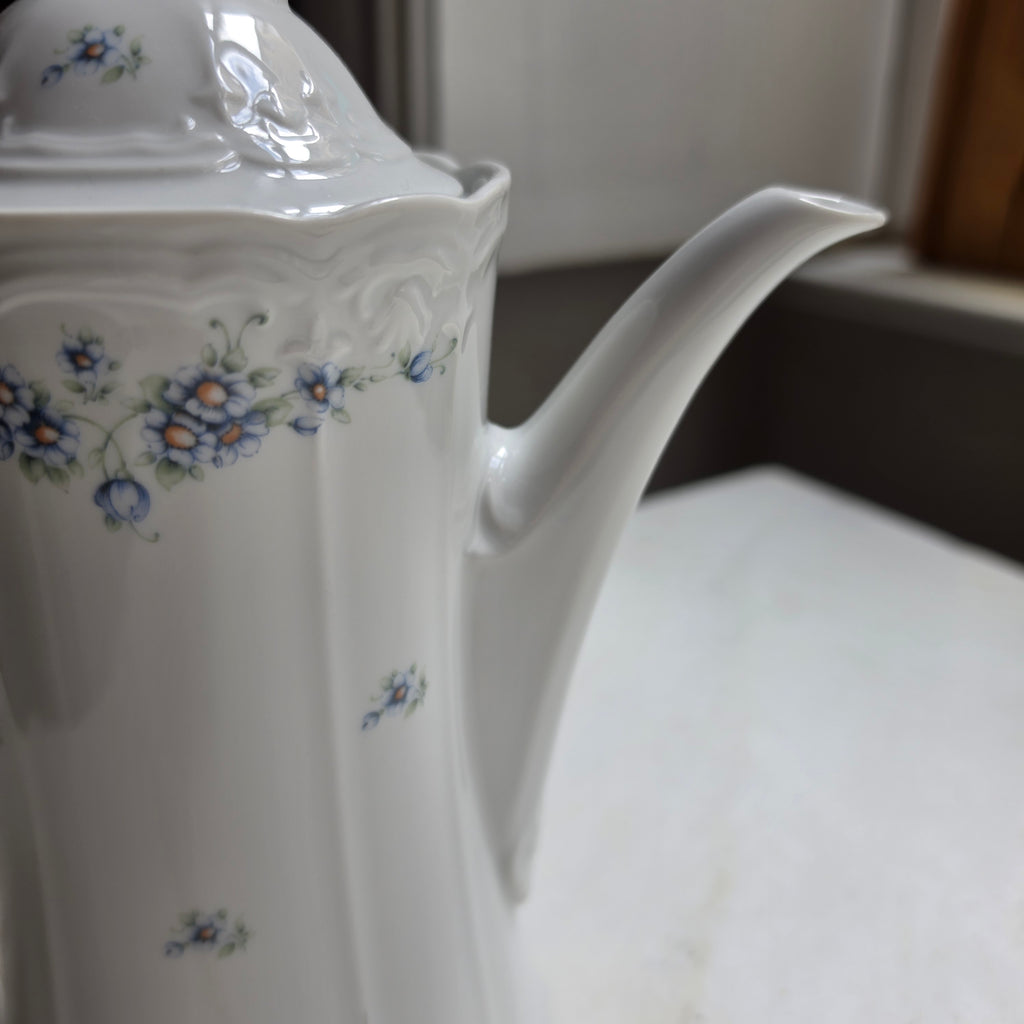 Seltmann Weiden "Julia" - Porzellan Kaffeekanne - mit Floralmuster