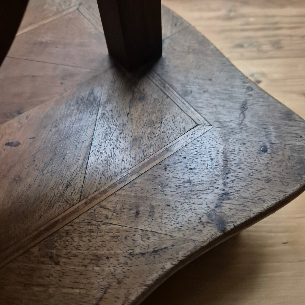 Antiker Tischspiegel Jugendstil Kosmetikspiegel mit Schublade Originalzustand Holz