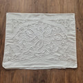 Antiker Kissenbezug zum vollenden mit Spitze Kissenhülle 41x51cm Baumwolle Stoffrest