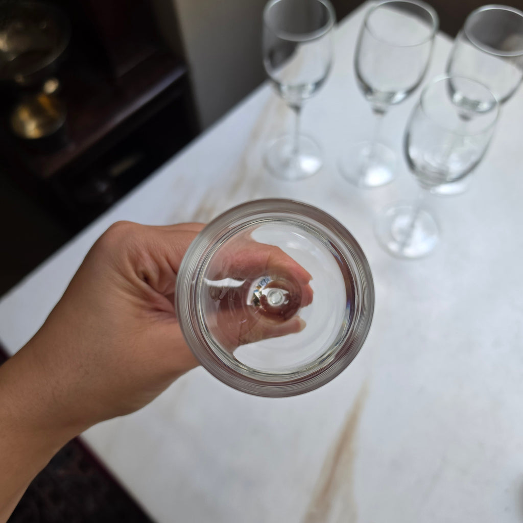 Elegantes 5-teiliges Weinglas-Set / Likörglas-Set aus Kristallglas – Zeitloses Design
