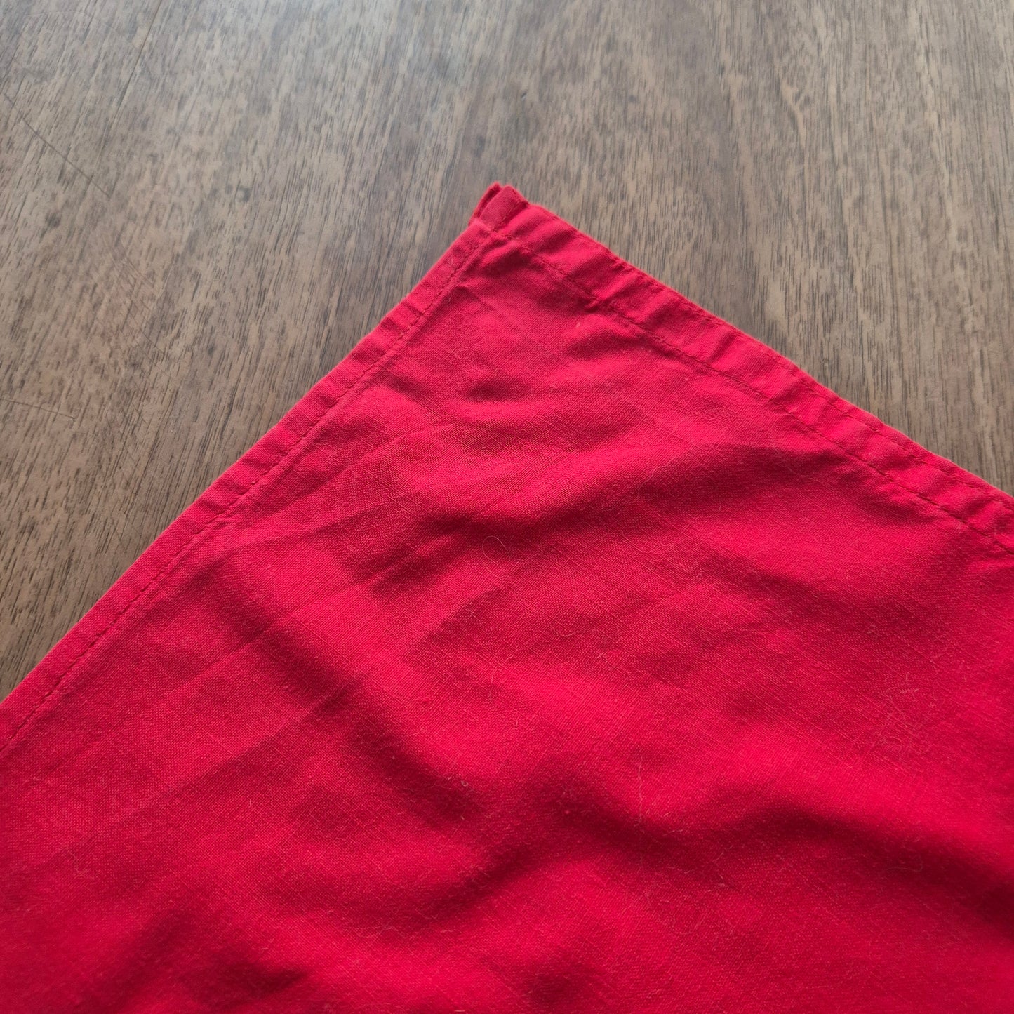 Vintage alte Stoff Flagge Schweiz weißes Kreuz 41x58cm