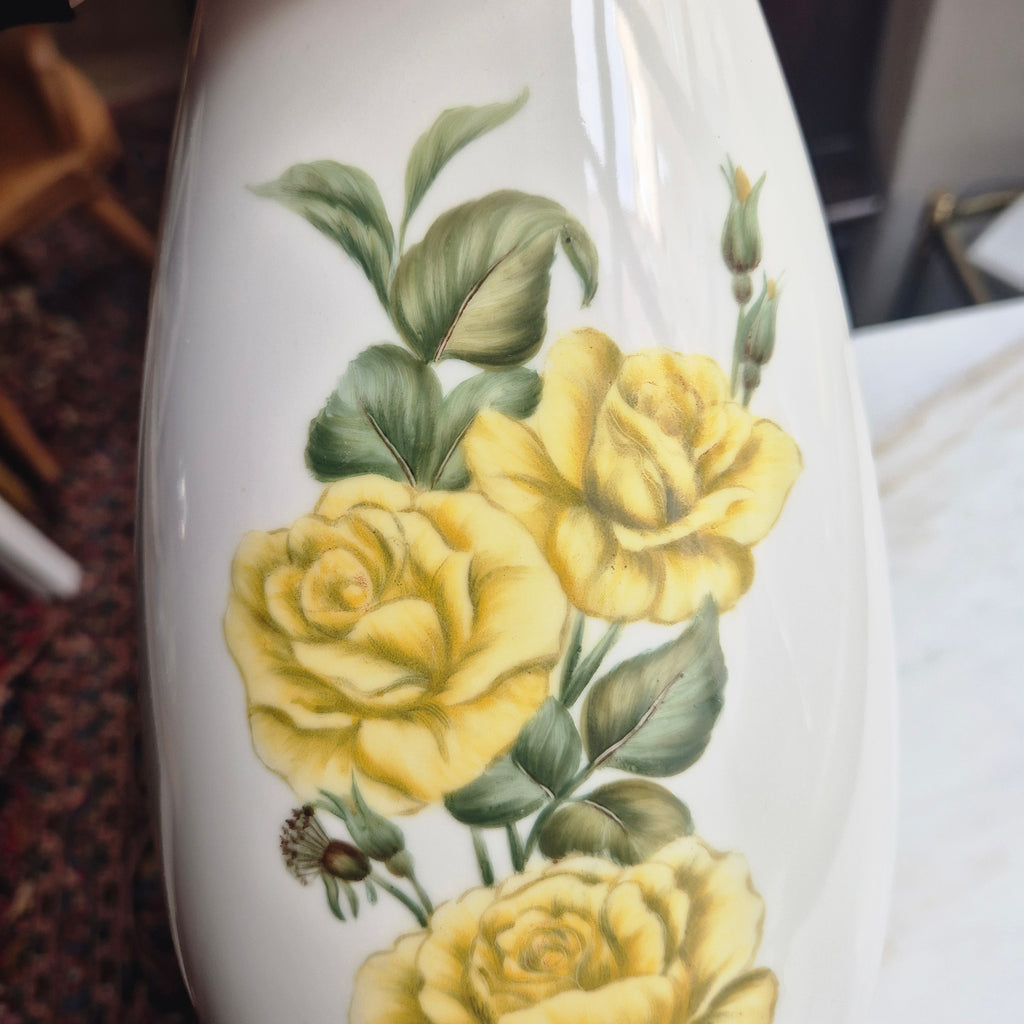Handbemalte Porzellan Vase von Thomas Vintage Germany 40er Jahre