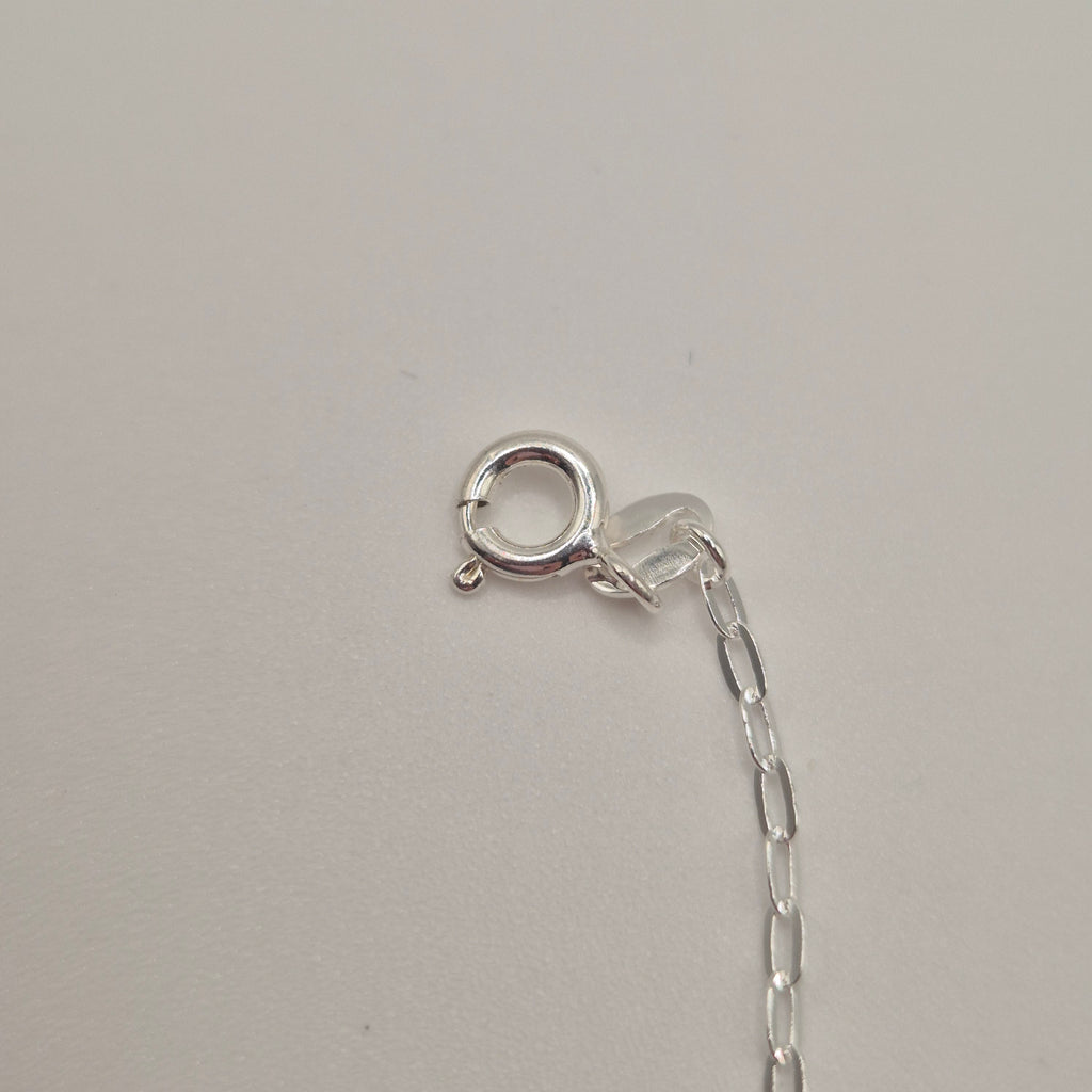 Zartes Fußkettchen Silber 925 Herz