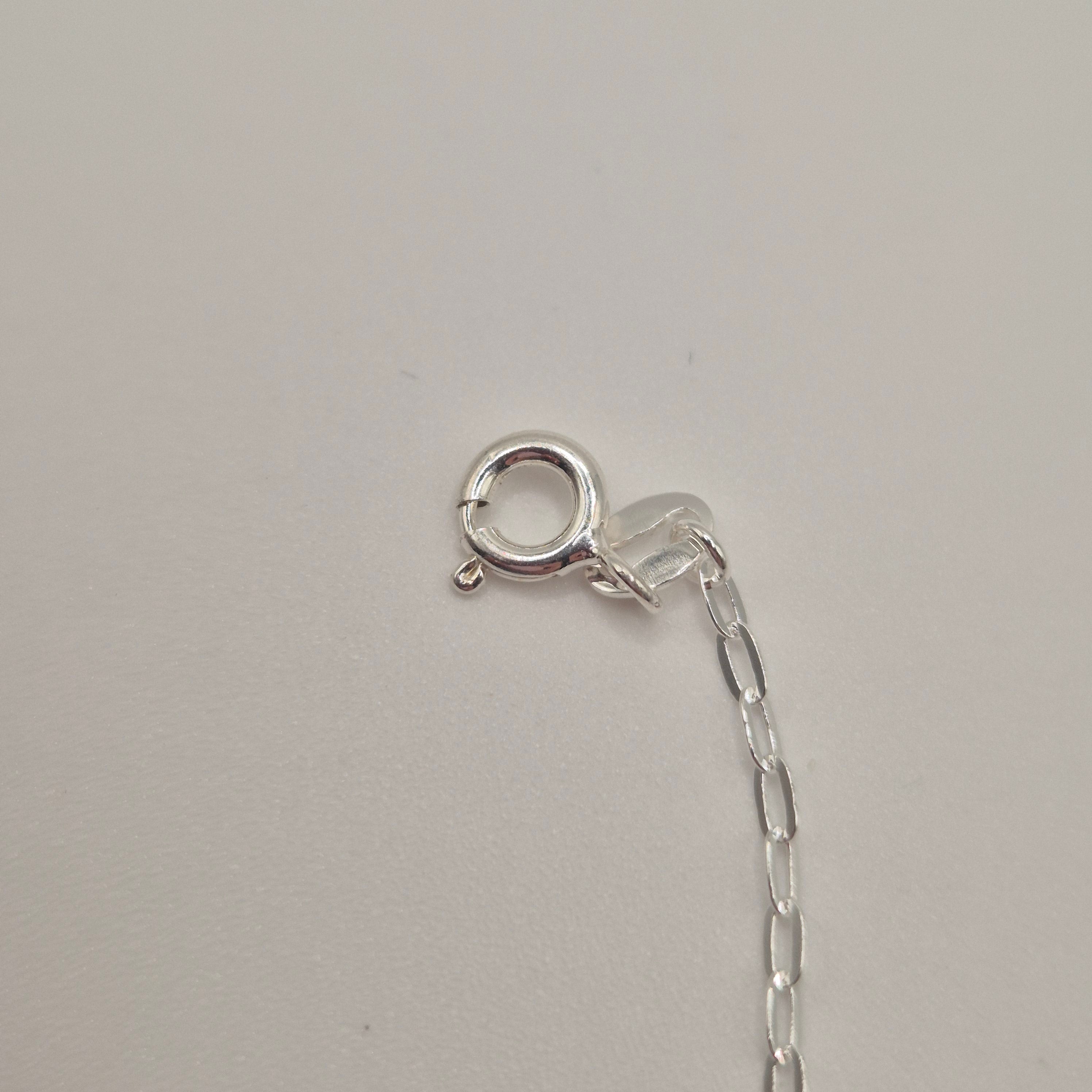 Zartes Fußkettchen Silber 925 Herz