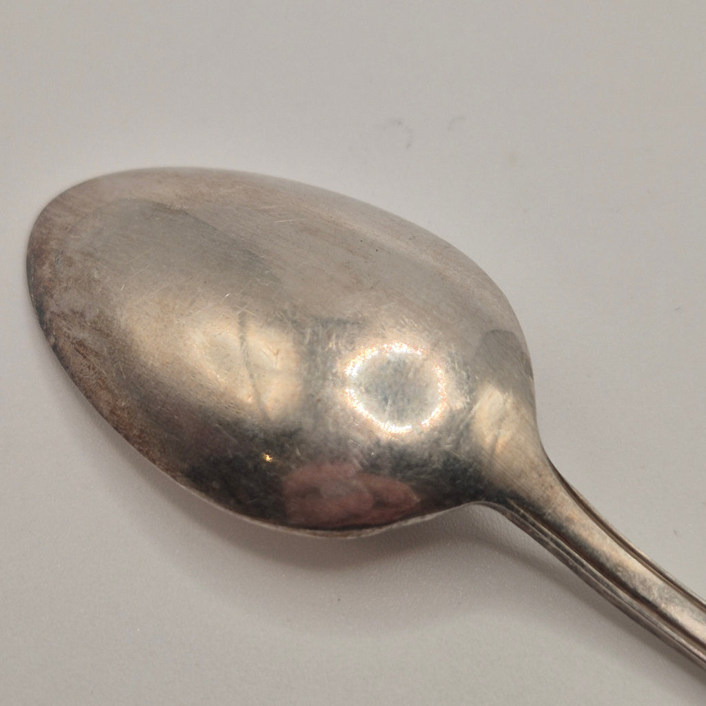Antiker Silberlöffel Teelöffel mit Monogramm Name "Ute" 800er