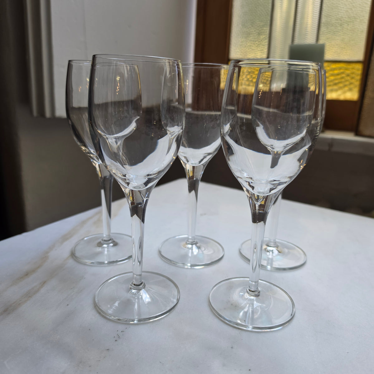 Elegantes 5-teiliges Weinglas-Set / Likörglas-Set aus Kristallglas – Zeitloses Design