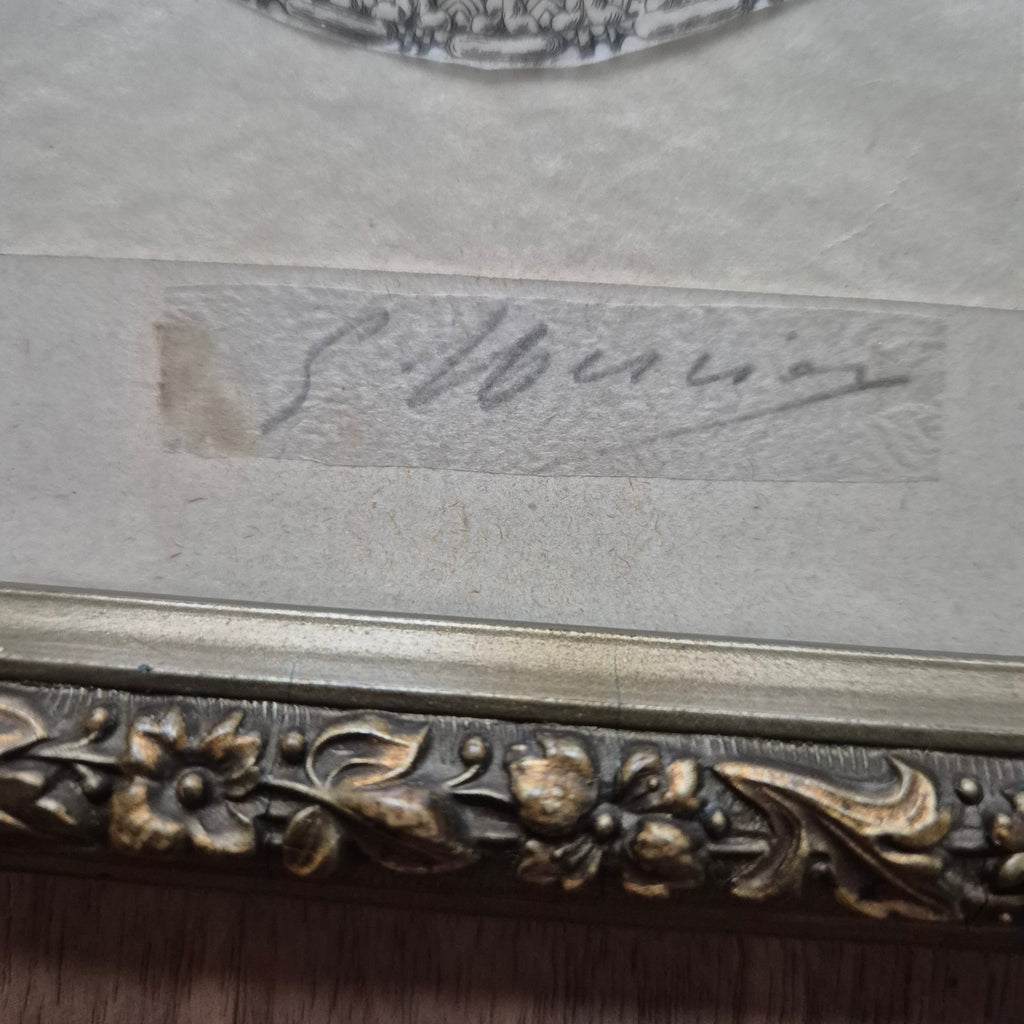 Antiker Farbstich „Madame Adélaïde de France“ – Radierung von G. Mercier (gerahmt)