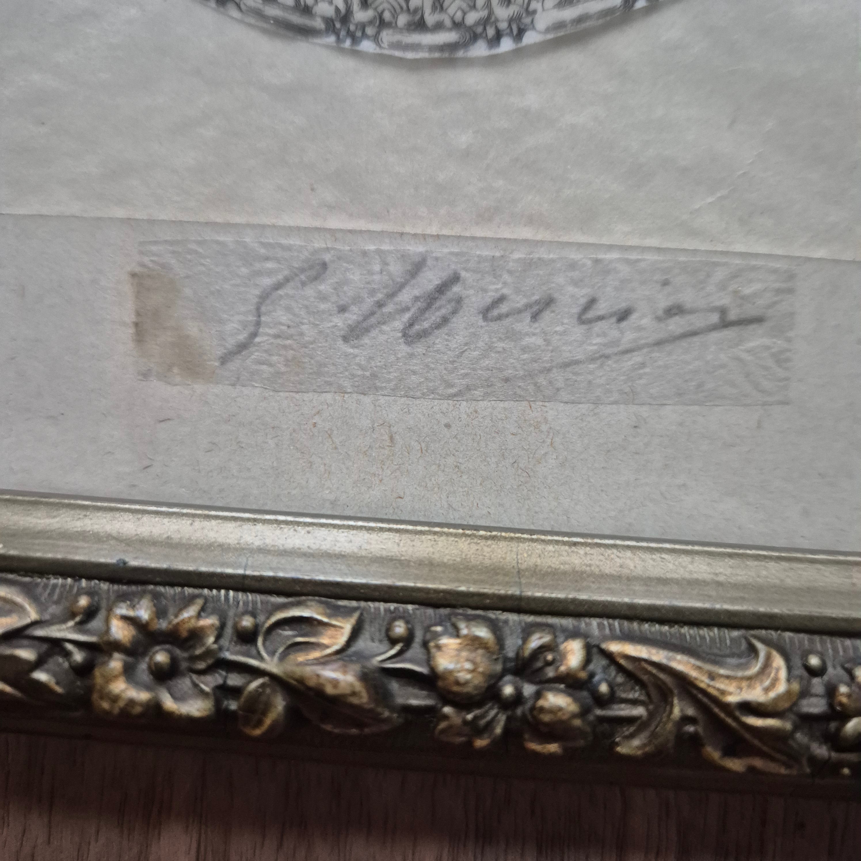 Antiker Farbstich „Madame Adélaïde de France“ – Radierung von G. Mercier (gerahmt)