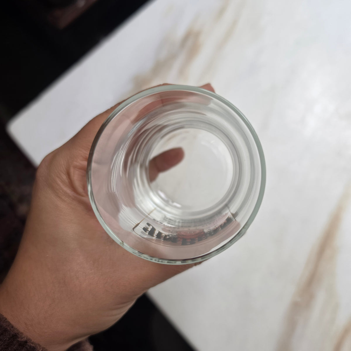 Original Jim Beam Bourbon Whiskey Glas - Tumbler – Klassisches Logo-Design