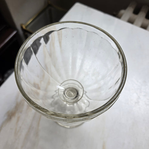Altes 40er Jahre Glas groß oder auch Bonbonschale Vintage