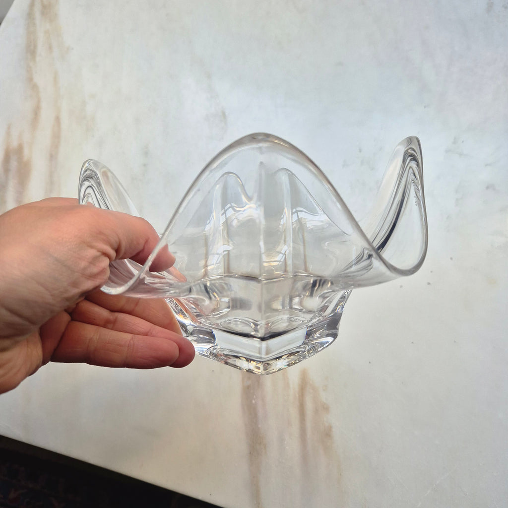 Vintage Glas Schale Französisches Design