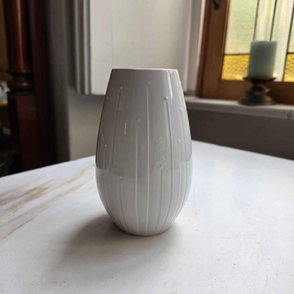 Vintage Schumann Arzberg Bavaria Porzellanvase - weiß