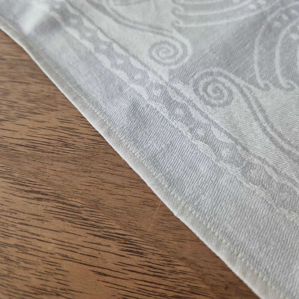 2x Antike Jugendstil Servietten mit Monogramm S.G