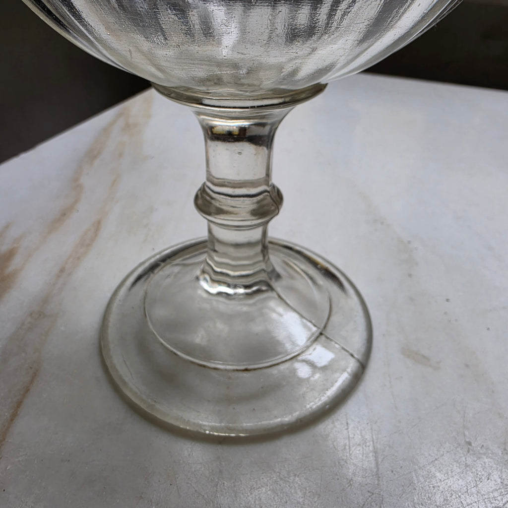 Altes 40er Jahre Glas groß oder auch Bonbonschale Vintage