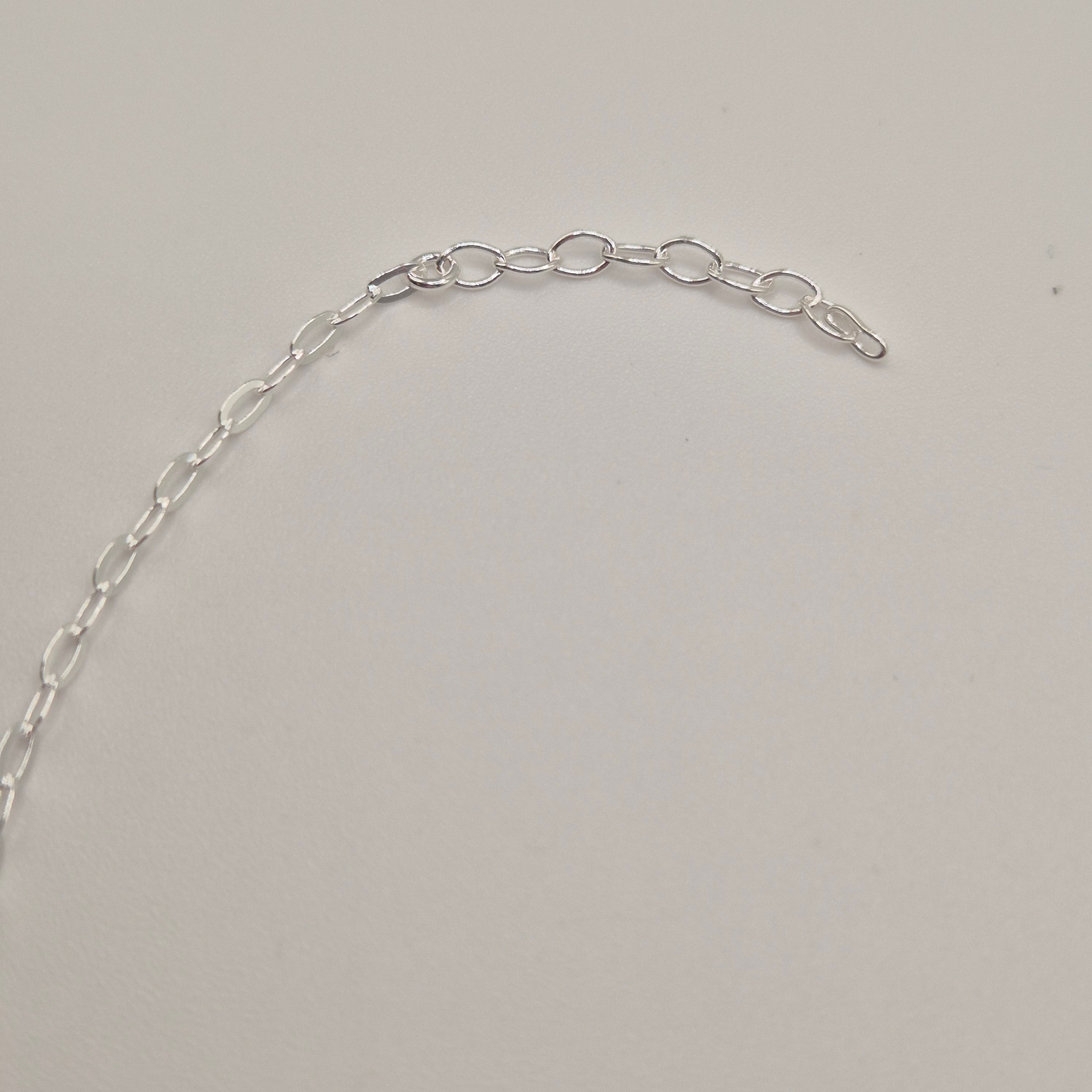 Zartes Fußkettchen Silber 925 Herz