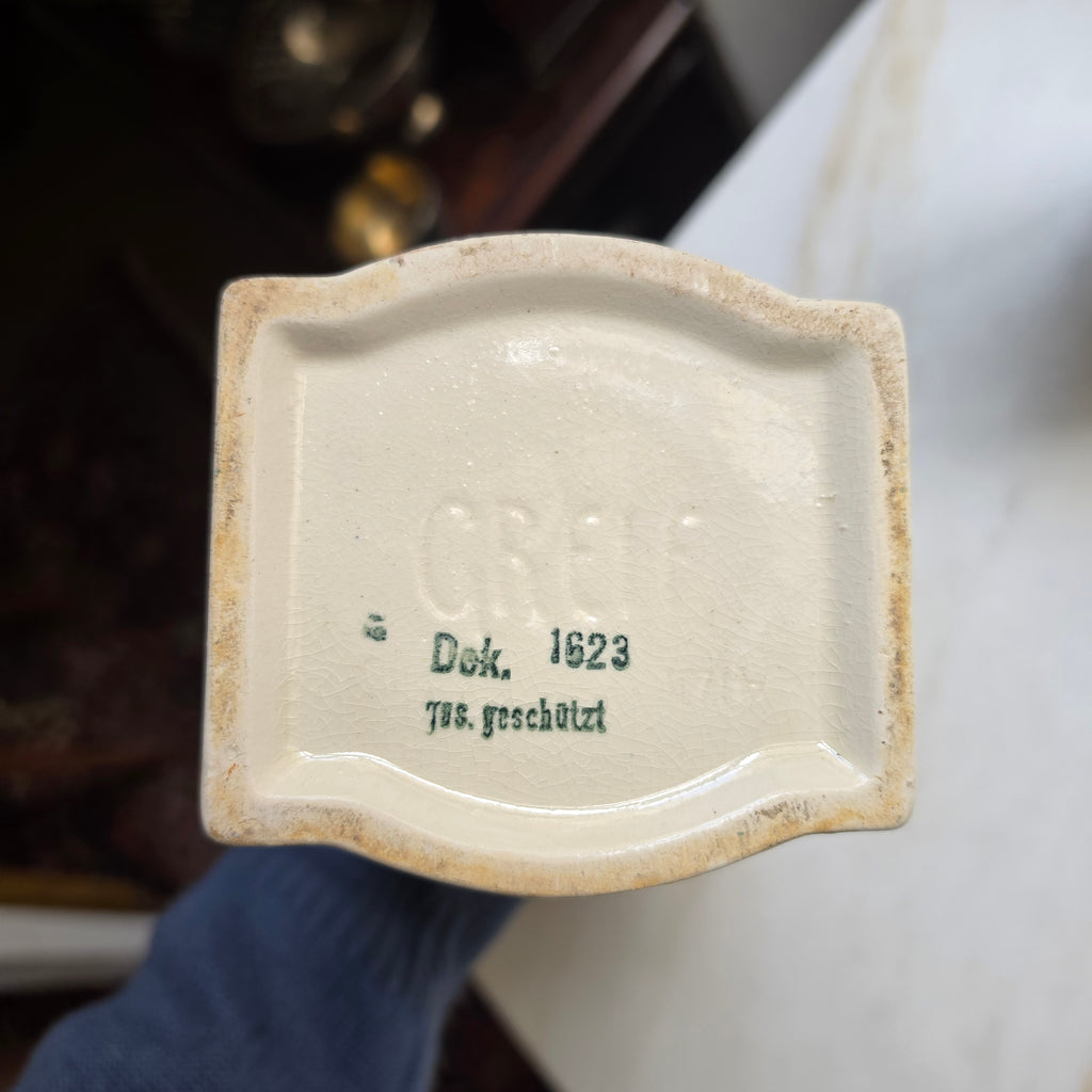 Antike Jugendstil Vorratsdose Keramik "Gries" oder "Graupen" ca. 1925