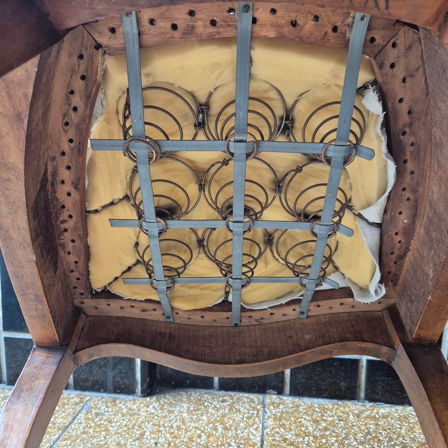 Antiker Stuhl Chippendale Eichenholz